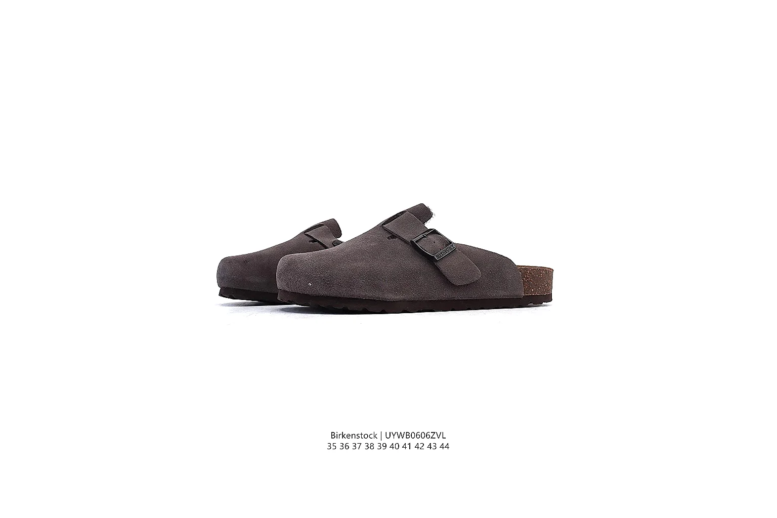 kakoqclab.com Birkenstock Dark Grey Suede Clog 0889 Dark Grey mule product image thumbnail 5