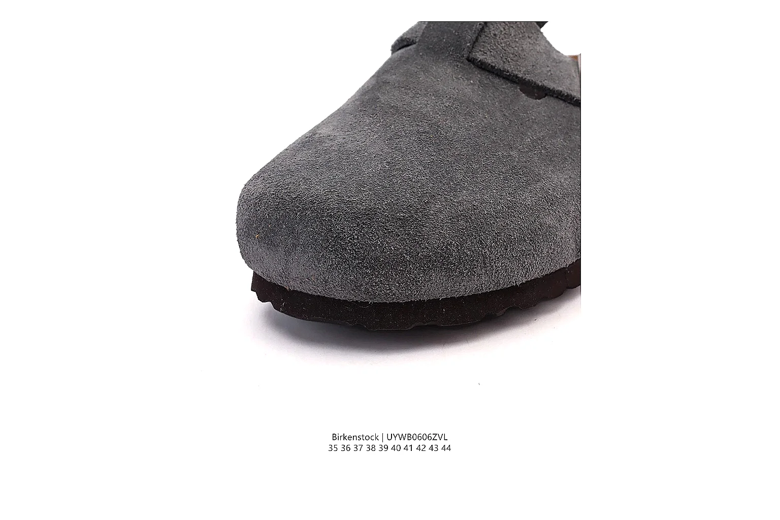kakoqclab.com Birkenstock Grey Suede Clog 0903 Grey mule product image thumbnail 3
