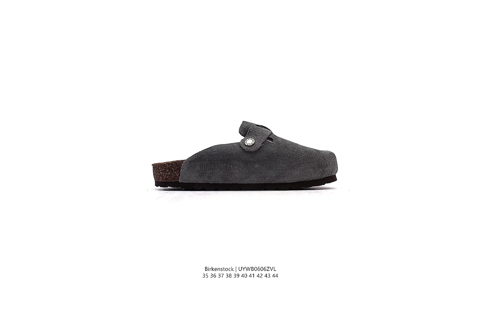 kakoqclab.com Birkenstock Grey Suede Clog 0903 Grey mule product image thumbnail 6