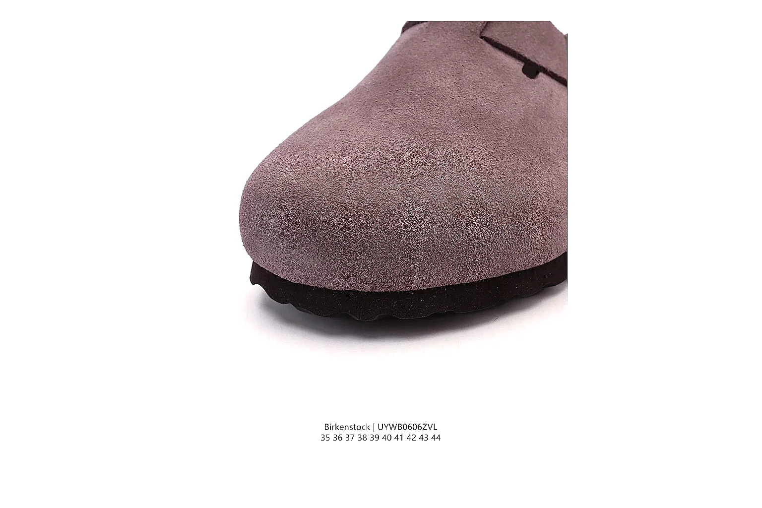kakoqclab.com Birkenstock Mauve Suede Clog 0896 Mauve mule product image thumbnail 3