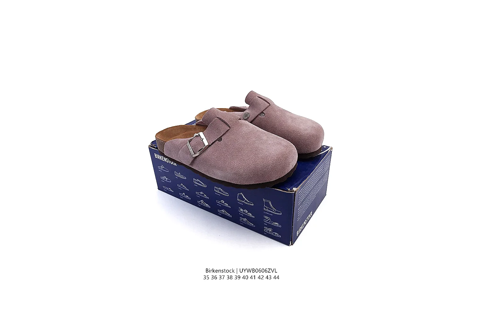 kakoqclab.com Birkenstock Mauve Suede Clog 0896 Mauve mule product image thumbnail 4