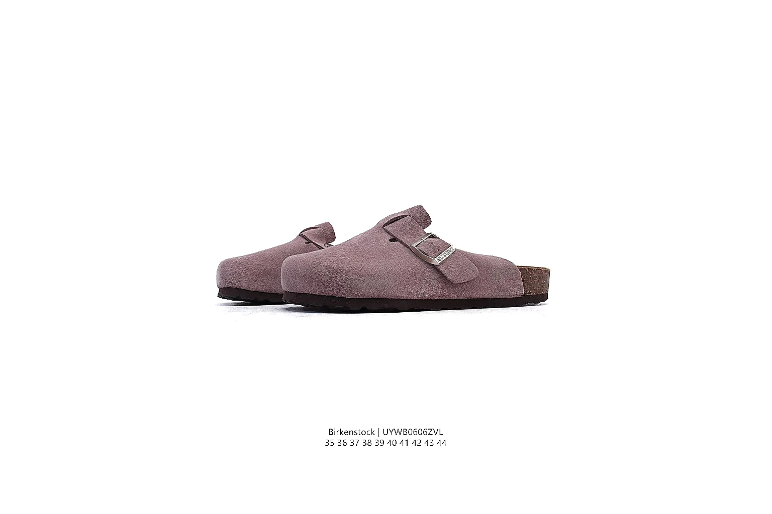 kakoqclab.com Birkenstock Mauve Suede Clog 0896 Mauve mule product image thumbnail 5