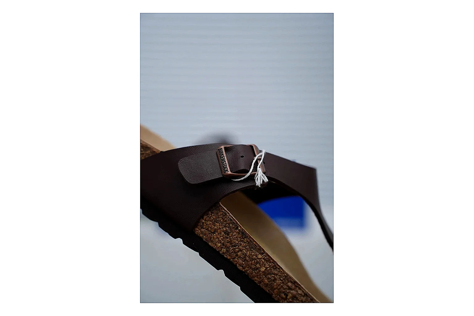 Birkenstock Boston Mocha Cork Clog QC photo showing closed toe, suede-look upper, side buckle and contoured footbed for relaxed year-round styling thumbnail 2