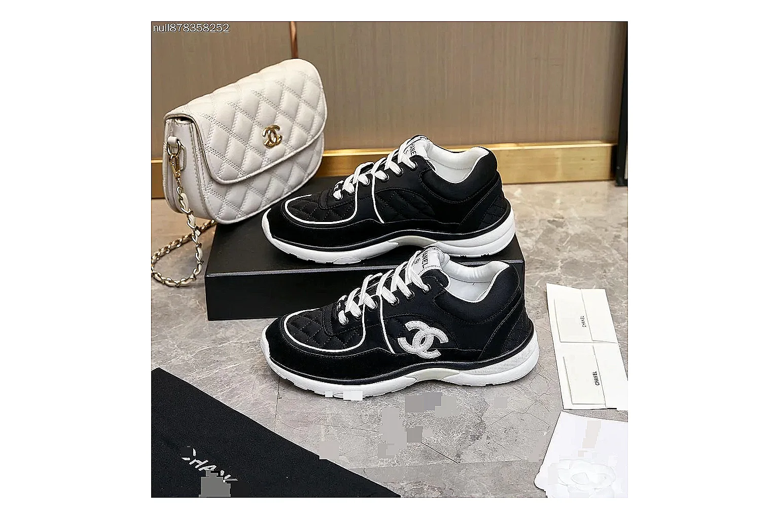 Kako QC Lab inspection photos for Chanel Black Runner Sneaker thumbnail 2