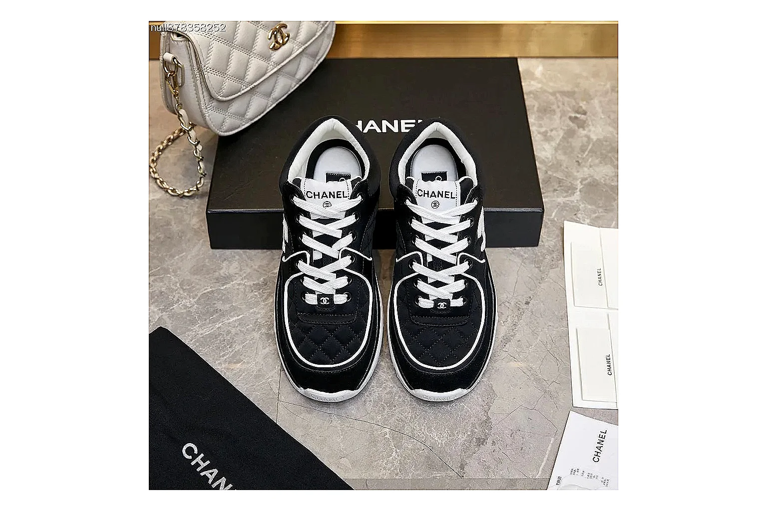 Kako QC Lab inspection photos for Chanel Black Runner Sneaker thumbnail 4
