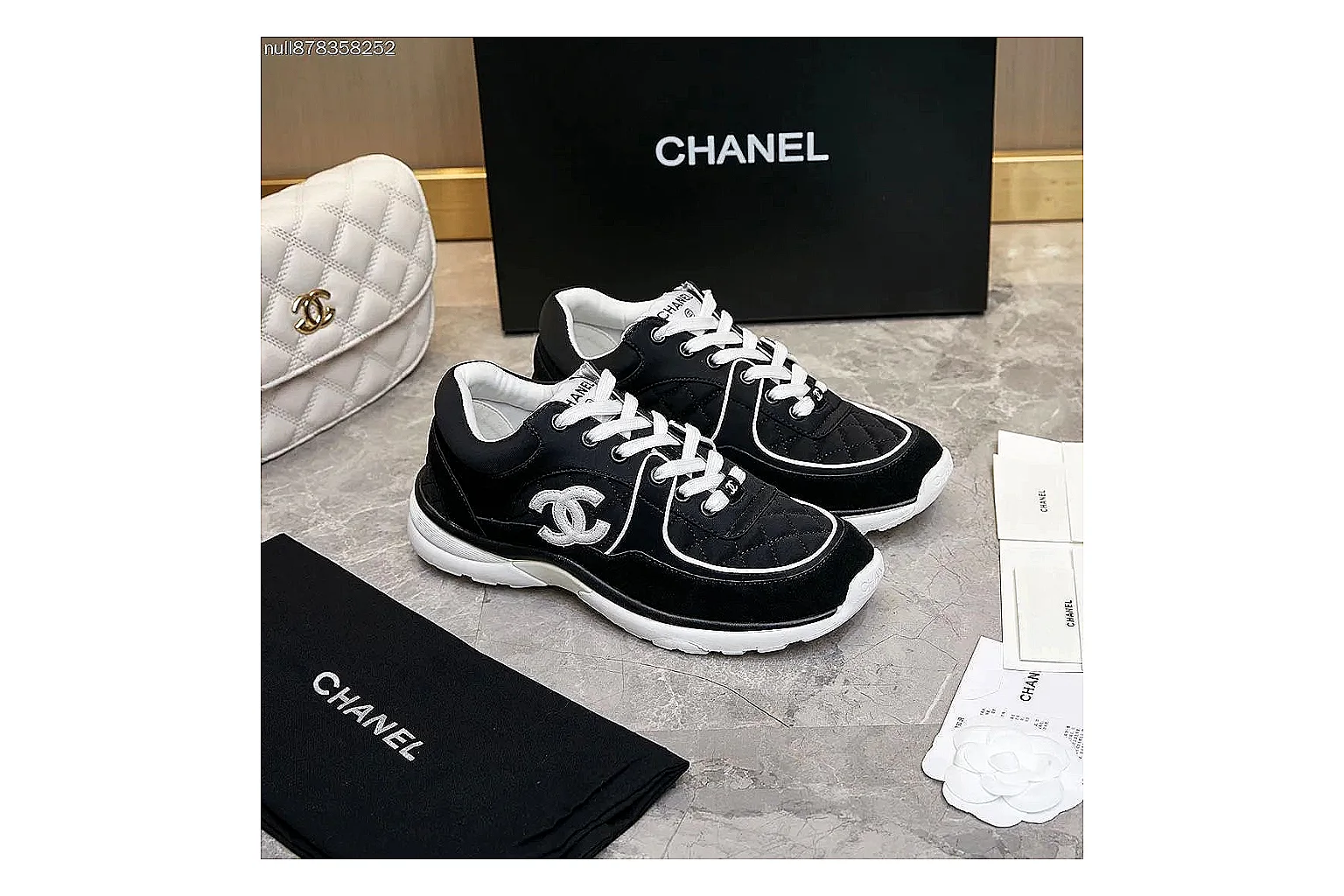 Kako QC Lab inspection photos for Chanel Black Runner Sneaker thumbnail 6