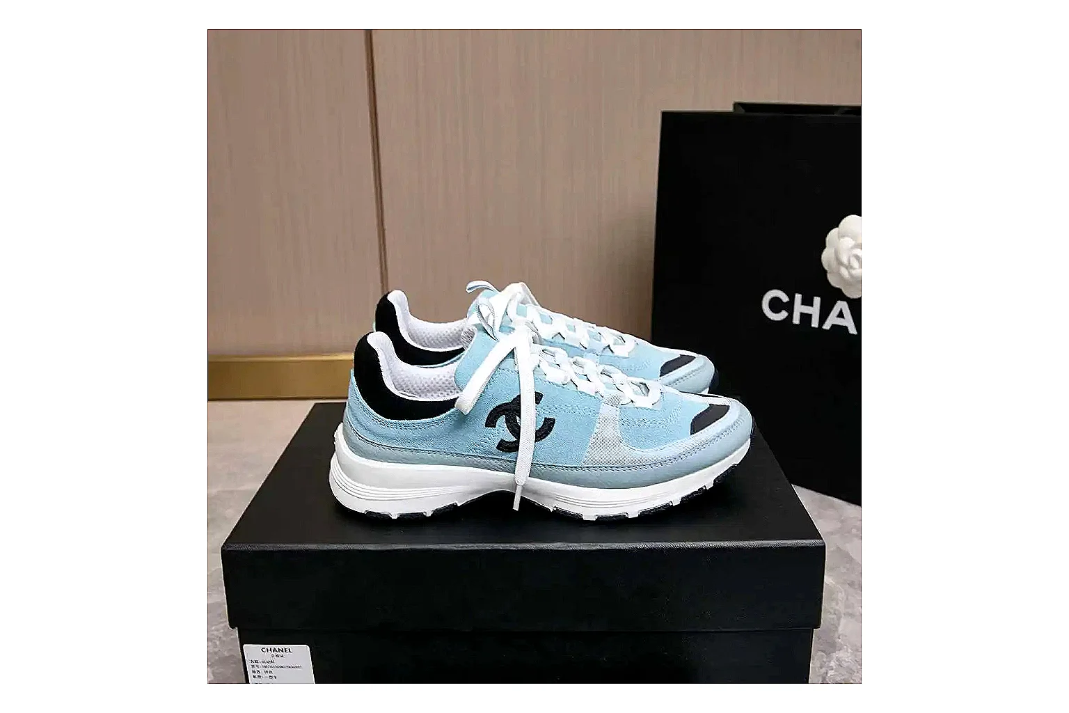 kakoqclab.com Chanel Light Blue CC Runner 4859 light-blue runner image thumbnail 3
