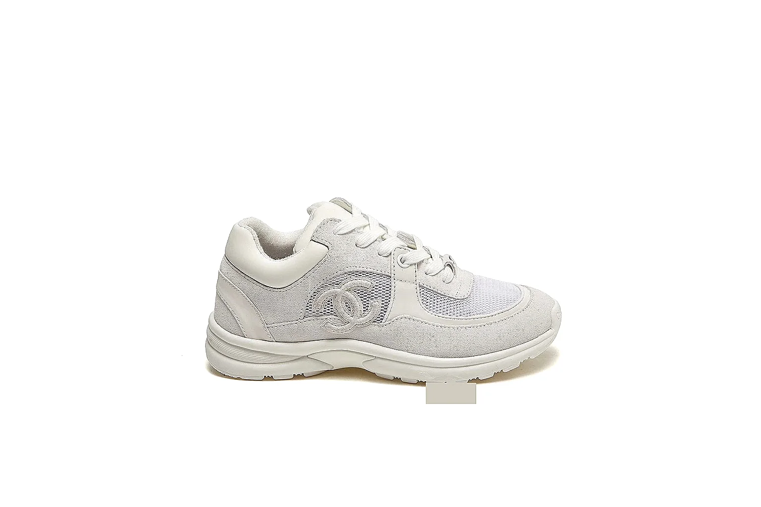 kakoqclab.com Chanel White CC Runner 2774 White runner product image