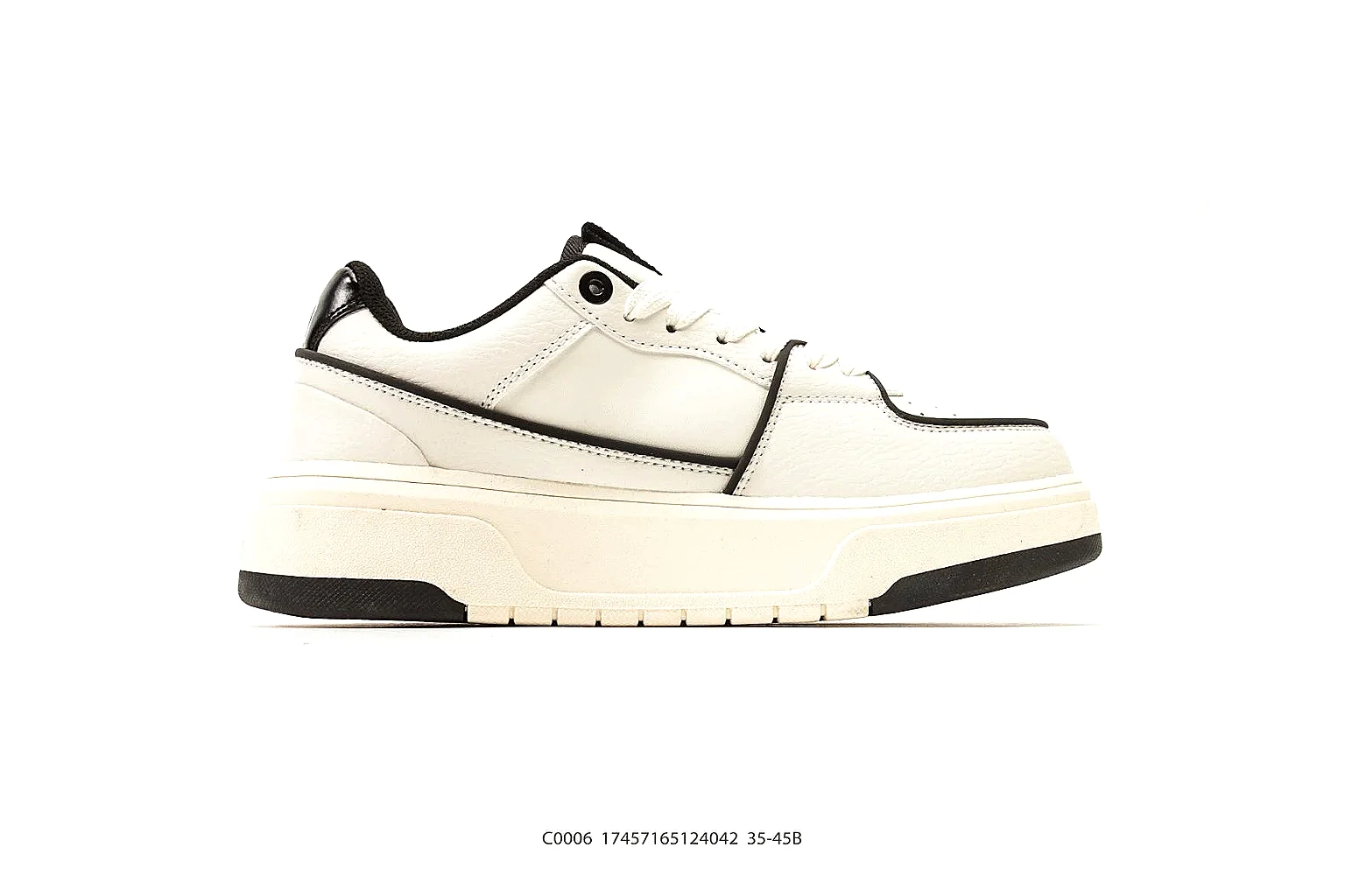 kakoqclab.com Chanel White CC High Sneaker 0068 white-black high-top image
