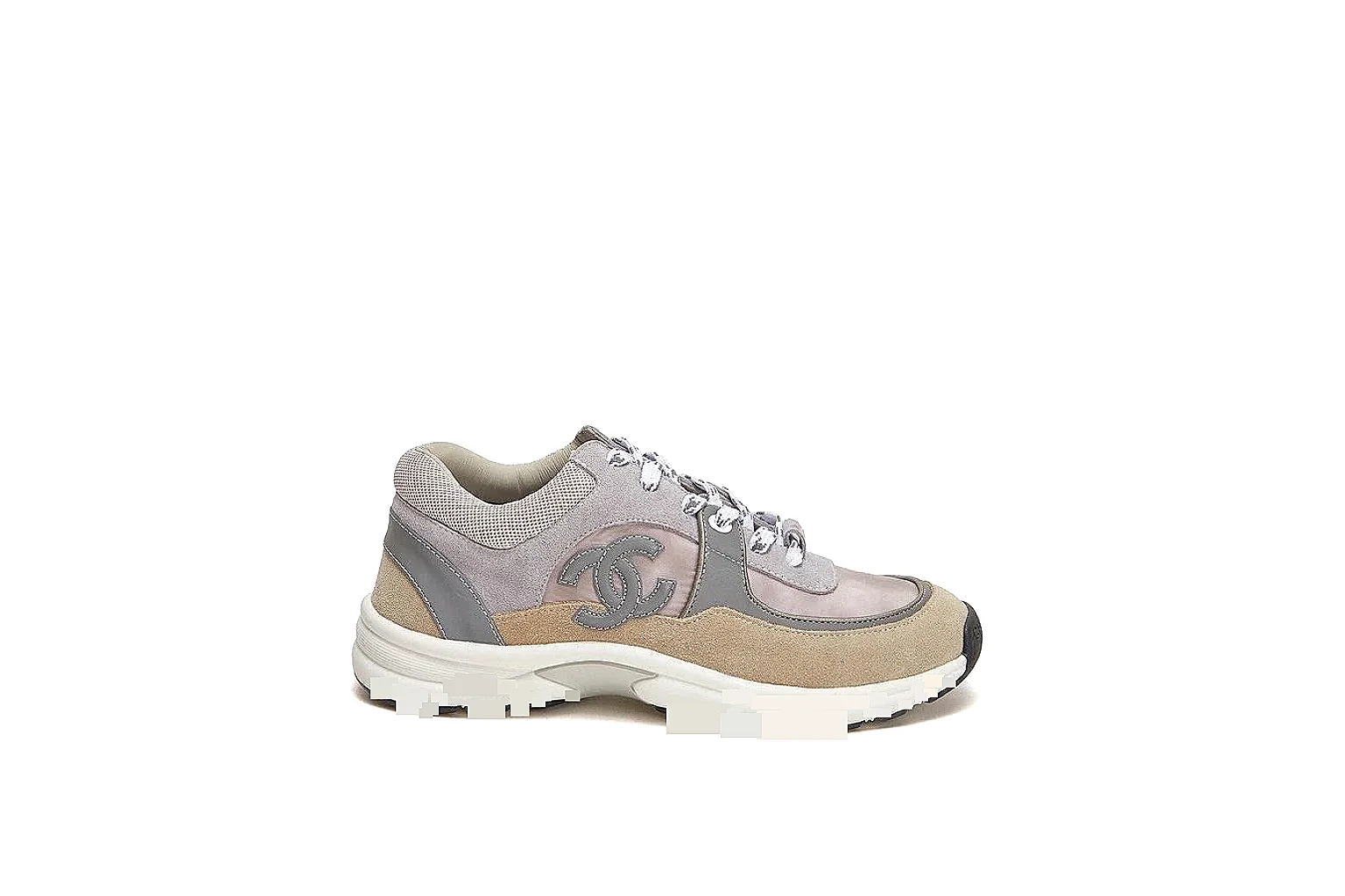 Kako QC Lab inspection photos for Chanel Gray Pink Runner Sneaker thumbnail 2