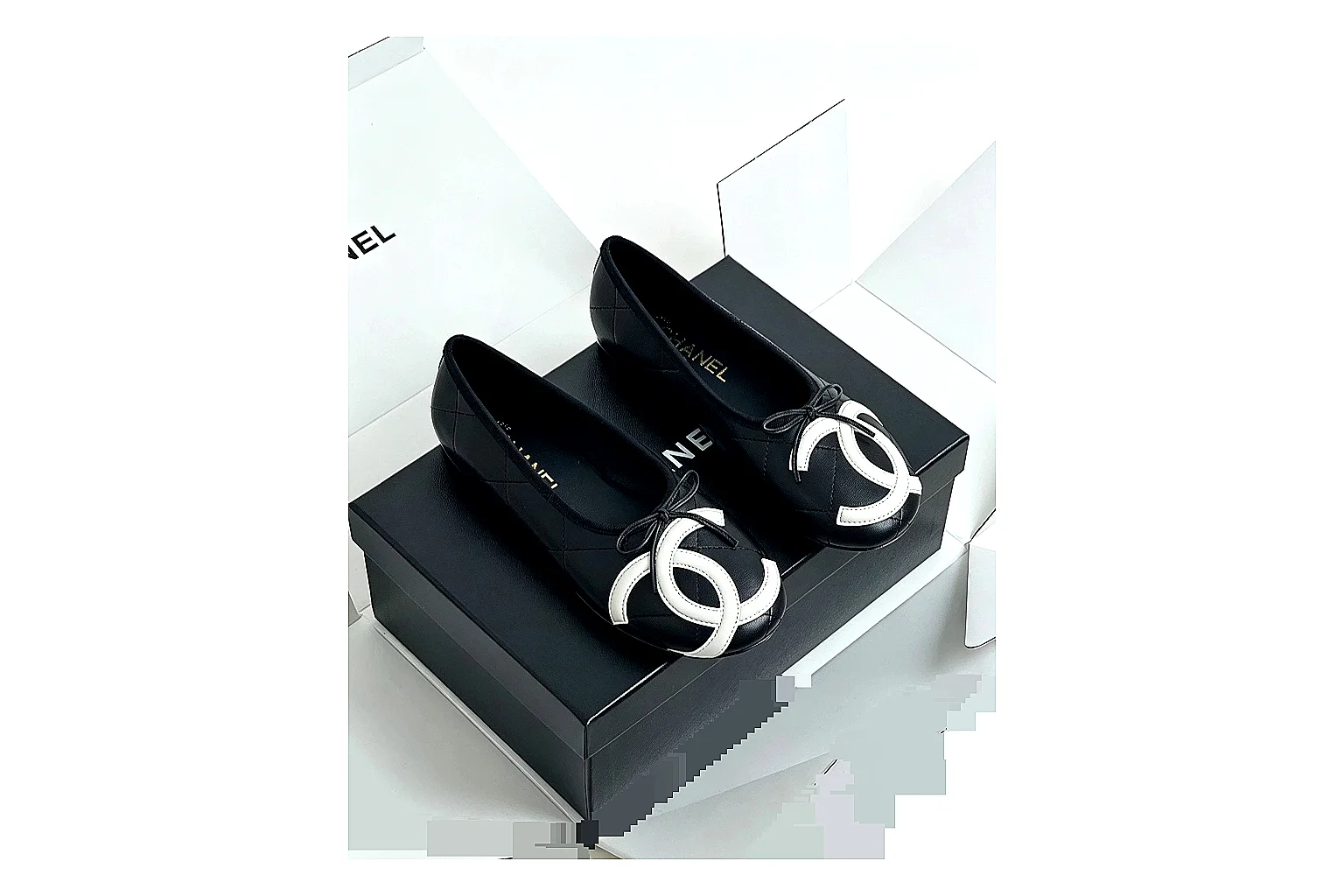 kakoqclab.com Chanel Logo Flat Black QC photo checklist six-photo gallery thumbnail 2