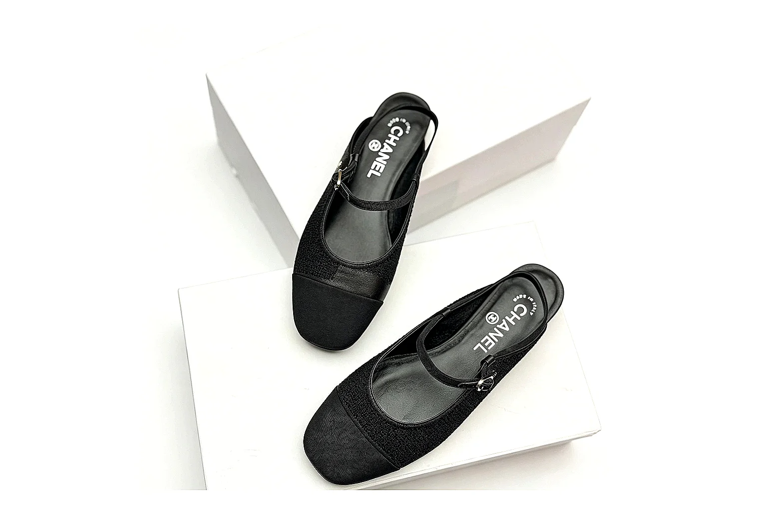 kakoqclab.com Chanel Mary Jane Flat Black QC photo checklist six-photo gallery