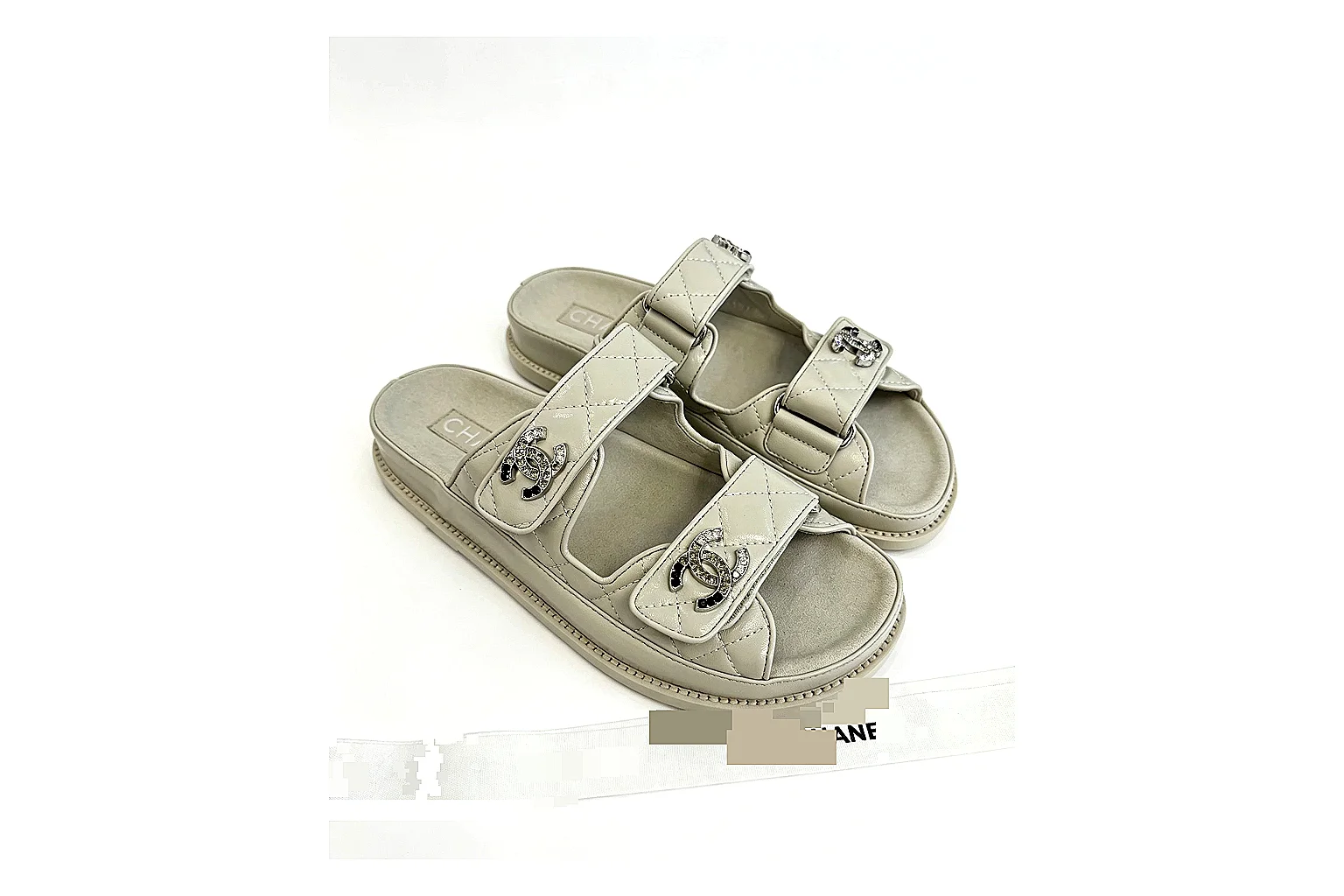 kakoqclab.com Chanel Strap Sandal Beige QC photo checklist six-photo gallery thumbnail 2