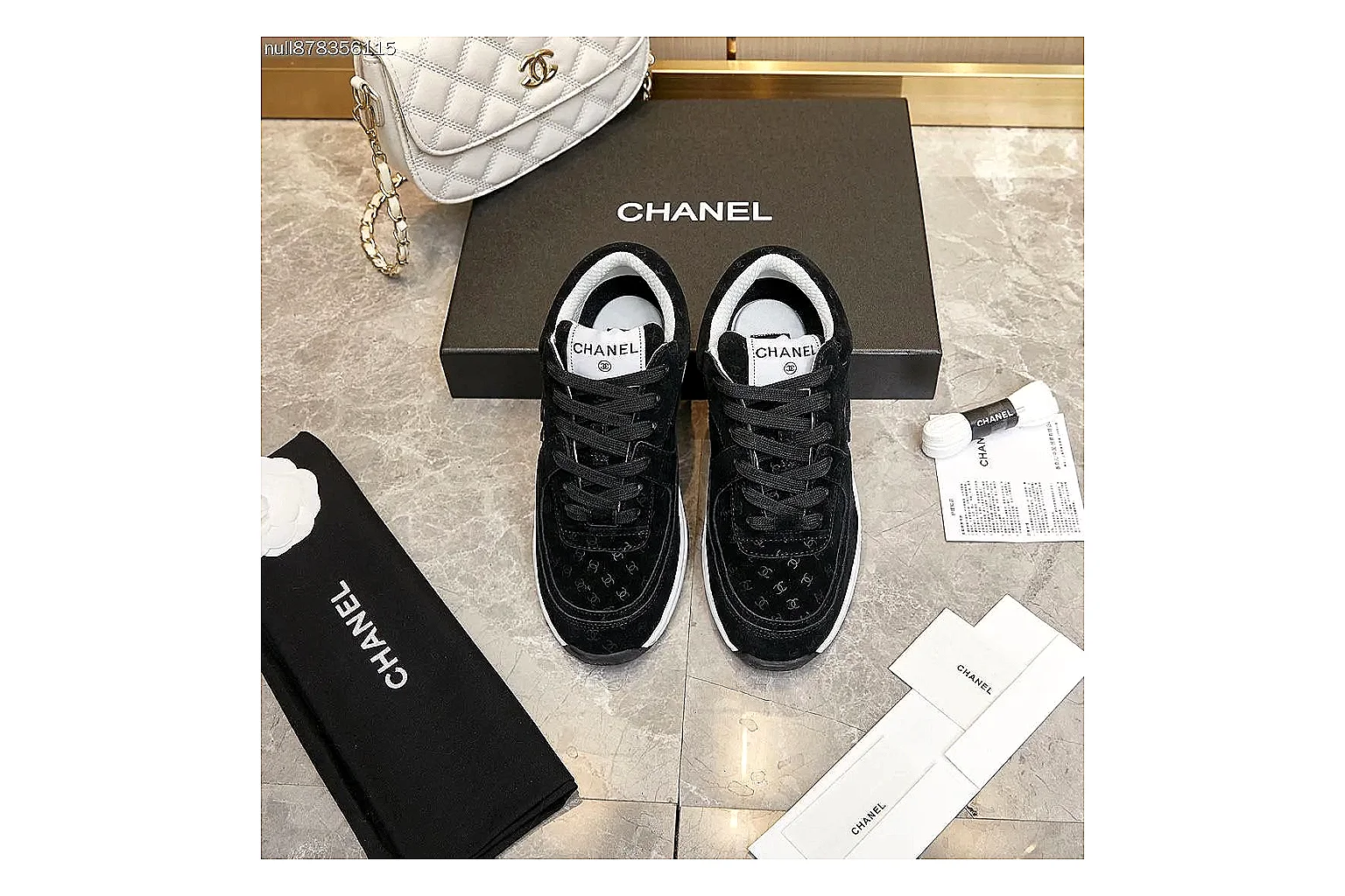 Kako QC Lab inspection photos for Chanel White Runner Sneaker thumbnail 4