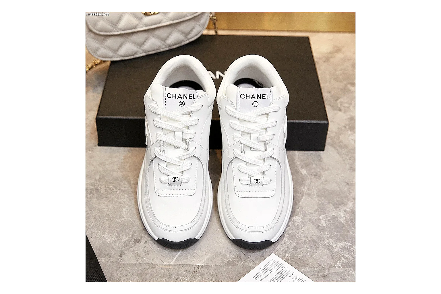Kako QC Lab inspection photos for Chanel White Runner Sneaker thumbnail 4