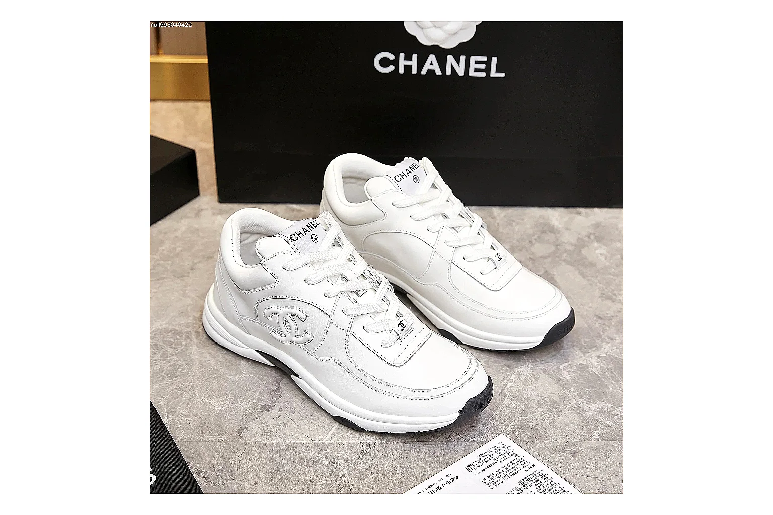 Kako QC Lab inspection photos for Chanel White Runner Sneaker thumbnail 6