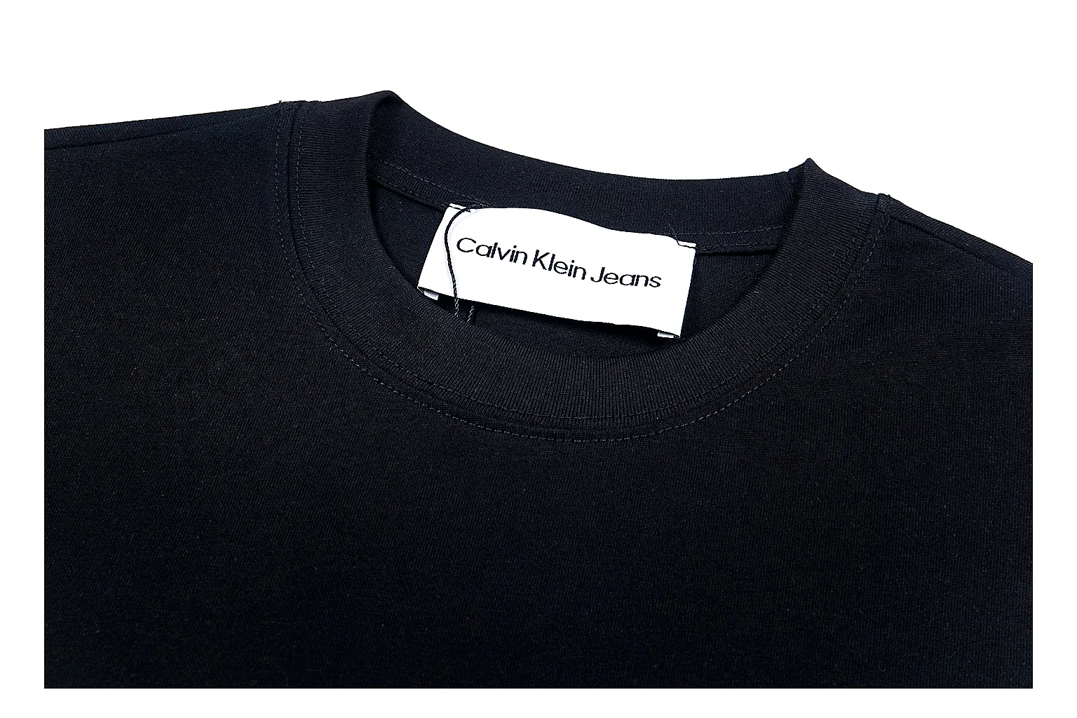kakoqclab.com Calvin Klein Black Logo Logo Tee 0583 Black Logo short-sleeve-tee product image