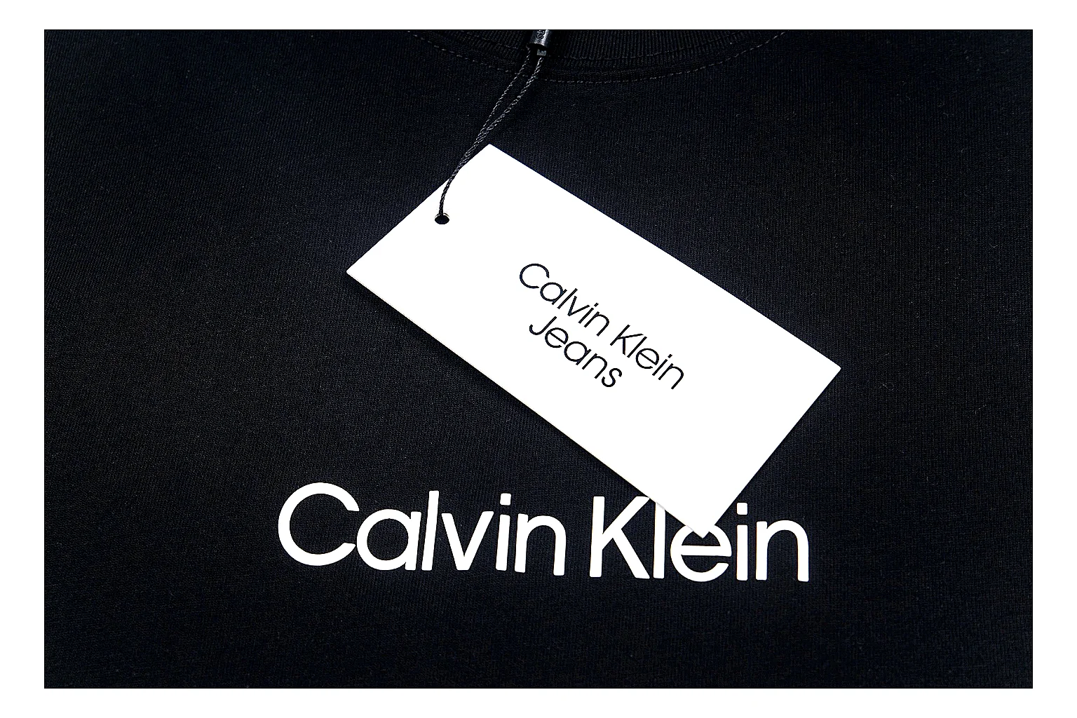 kakoqclab.com Calvin Klein Black Logo Logo Tee 0583 Black Logo short-sleeve-tee product image thumbnail 4