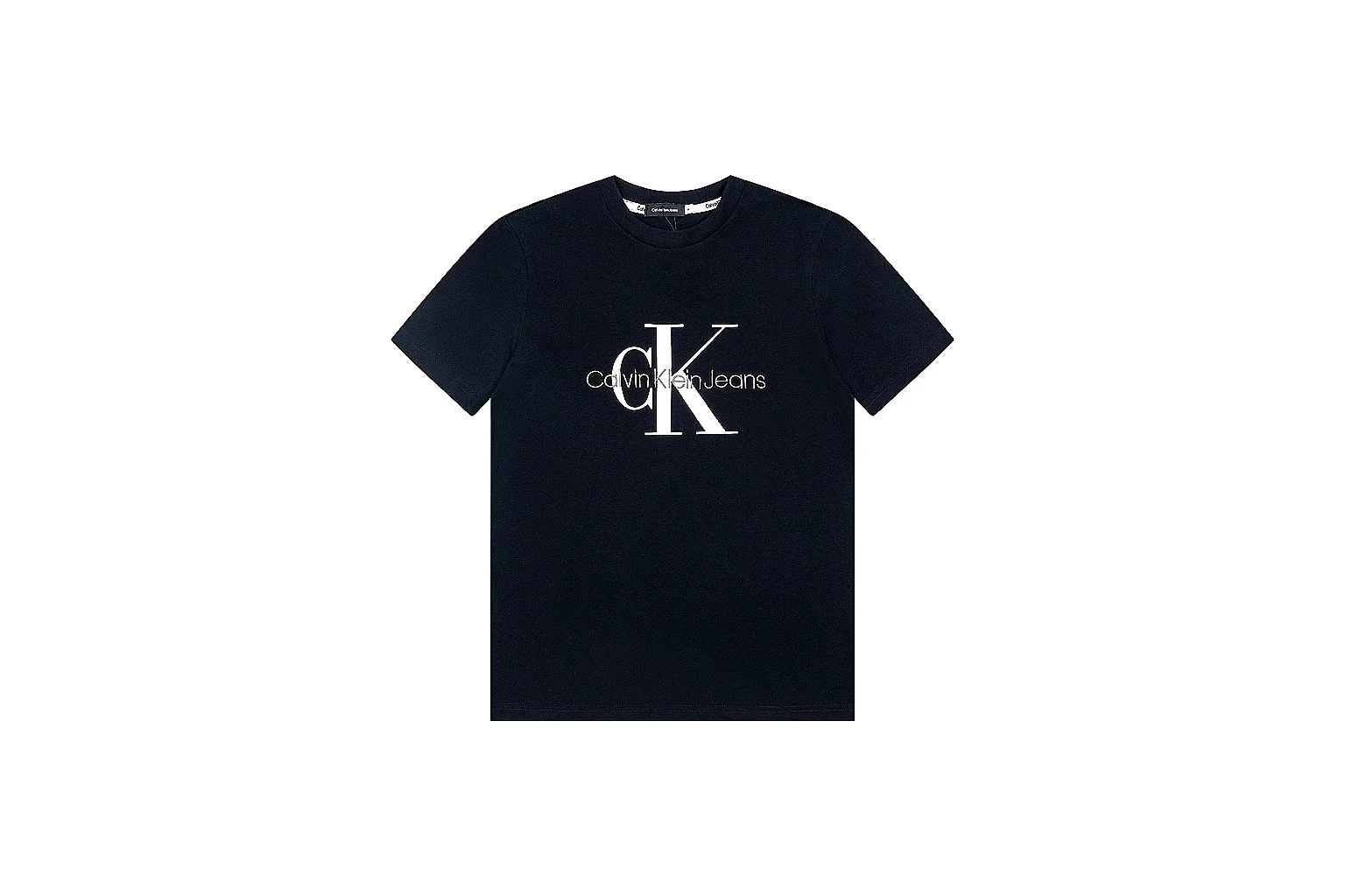 kakoqclab.com Calvin Klein Black CK Logo Logo Tee 0611 Black CK Logo short-sleeve-tee product image