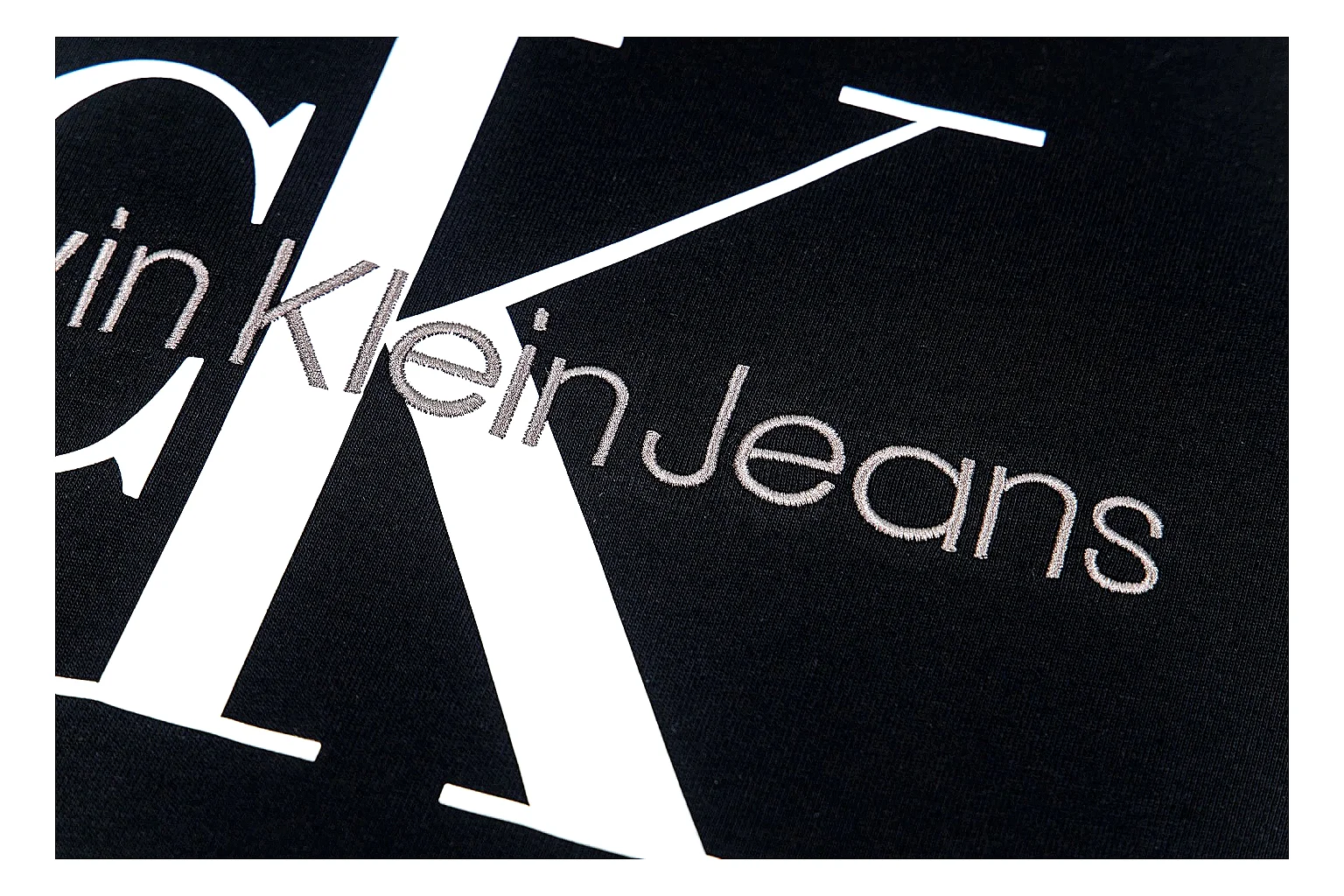 kakoqclab.com Calvin Klein Black CK Logo Logo Tee 0611 Black CK Logo short-sleeve-tee product image thumbnail 3