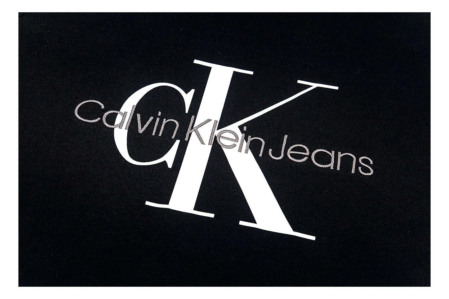 kakoqclab.com Calvin Klein Black CK Logo Logo Tee 0611 Black CK Logo short-sleeve-tee product image thumbnail 4