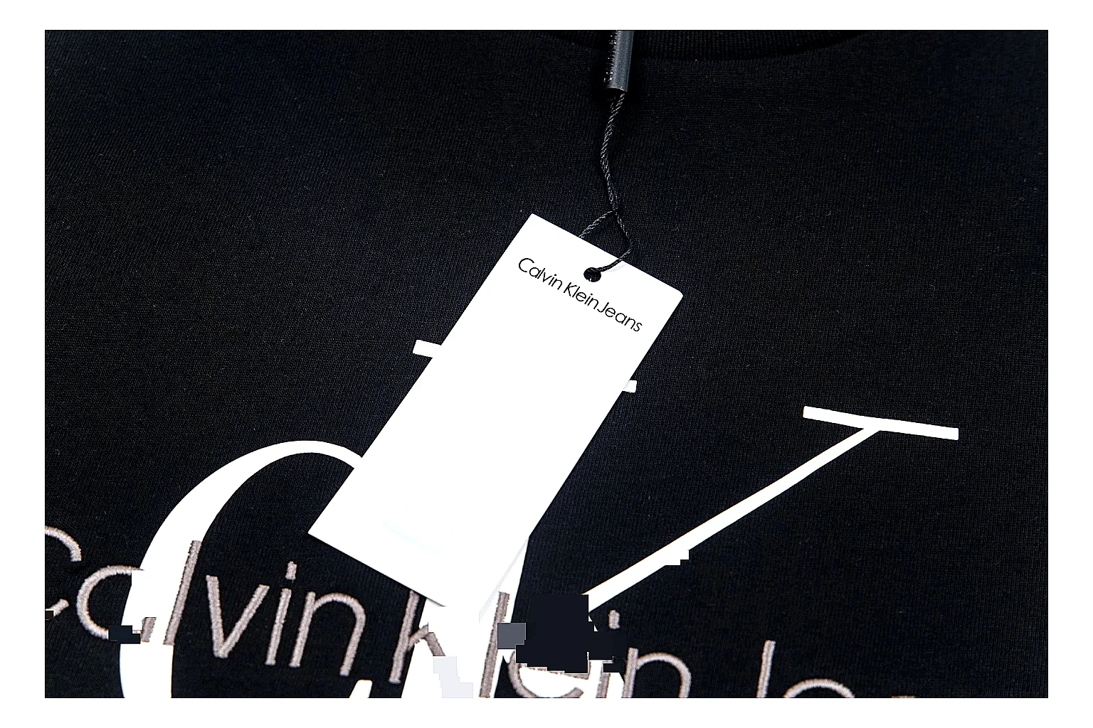 kakoqclab.com Calvin Klein Black CK Logo Logo Tee 0611 Black CK Logo short-sleeve-tee product image thumbnail 5