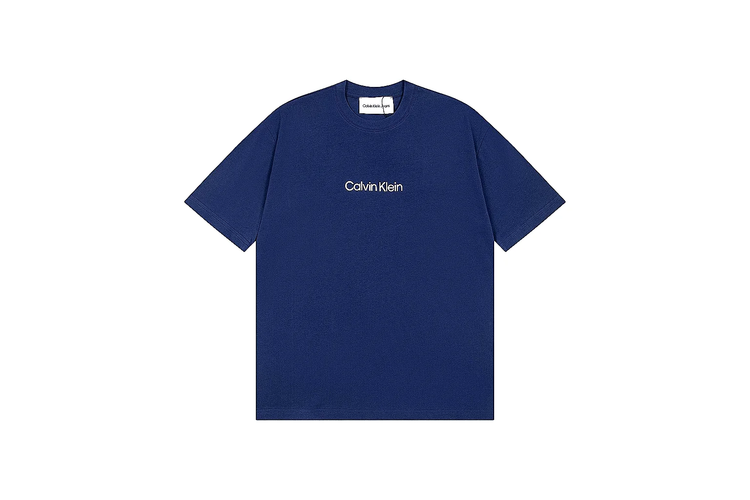 kakoqclab.com Calvin Klein Blue Logo Tee 0577 Blue short-sleeve-tee product image