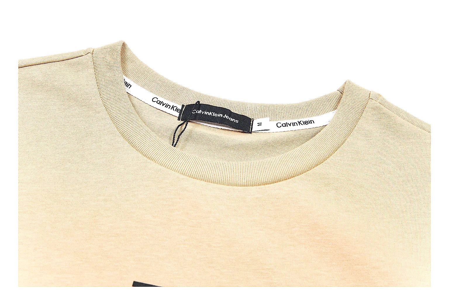 kakoqclab.com Calvin Klein Cream Logo Logo Tee 0597 Cream Logo short-sleeve-tee product image thumbnail 4