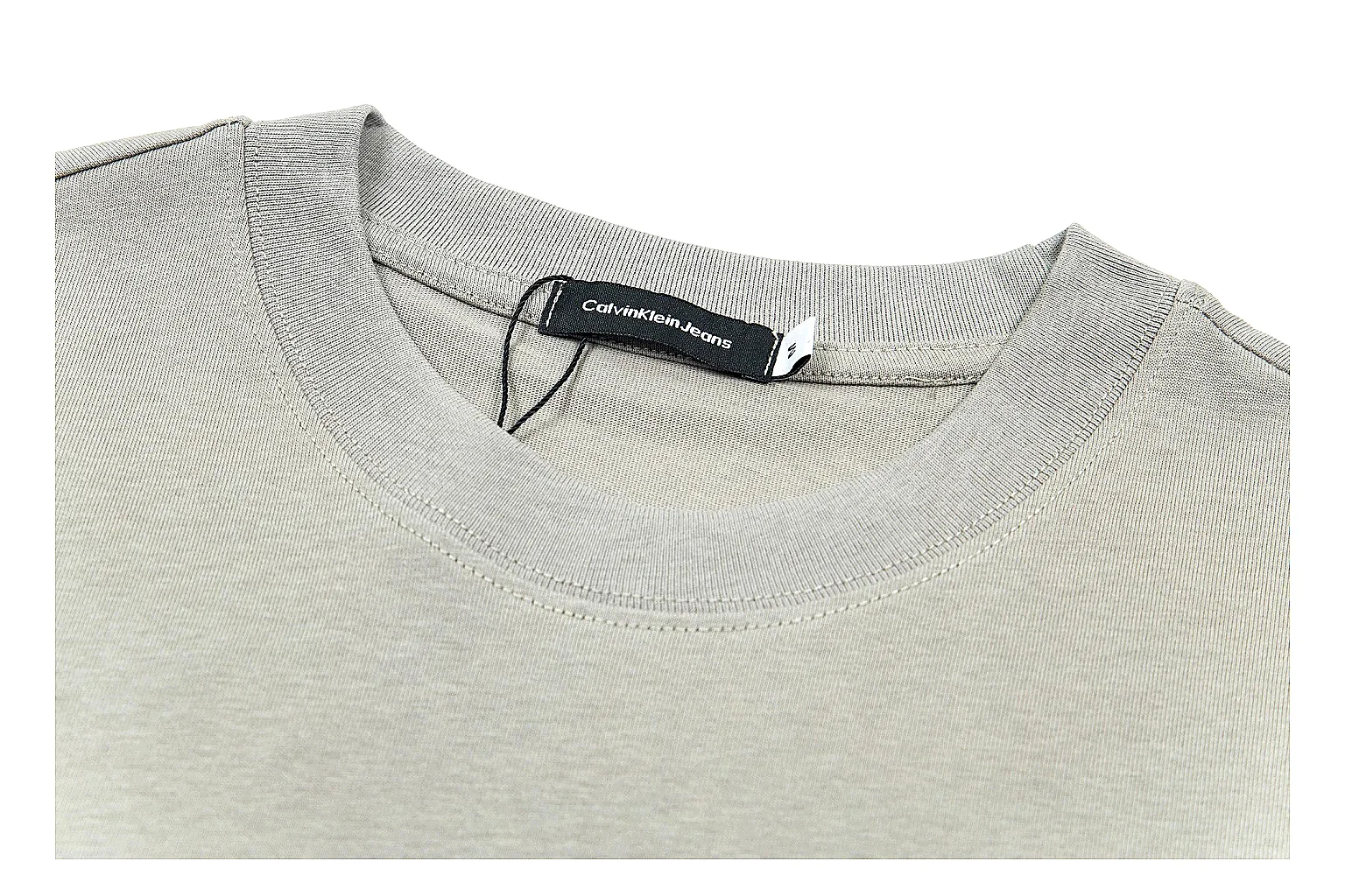 kakoqclab.com Calvin Klein Grey Small Logo Logo Tee 0554 Grey Small Logo short-sleeve-tee product image thumbnail 4