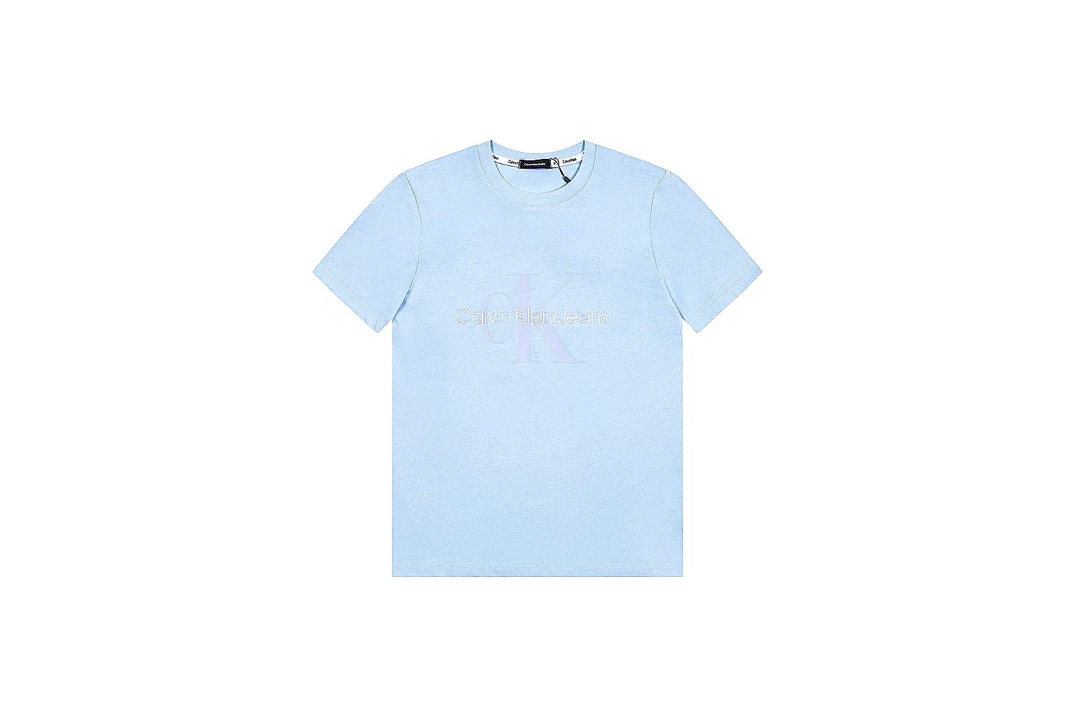 kakoqclab.com Calvin Klein Light Blue Logo Logo Tee 0602 Light Blue Logo short-sleeve-tee product image