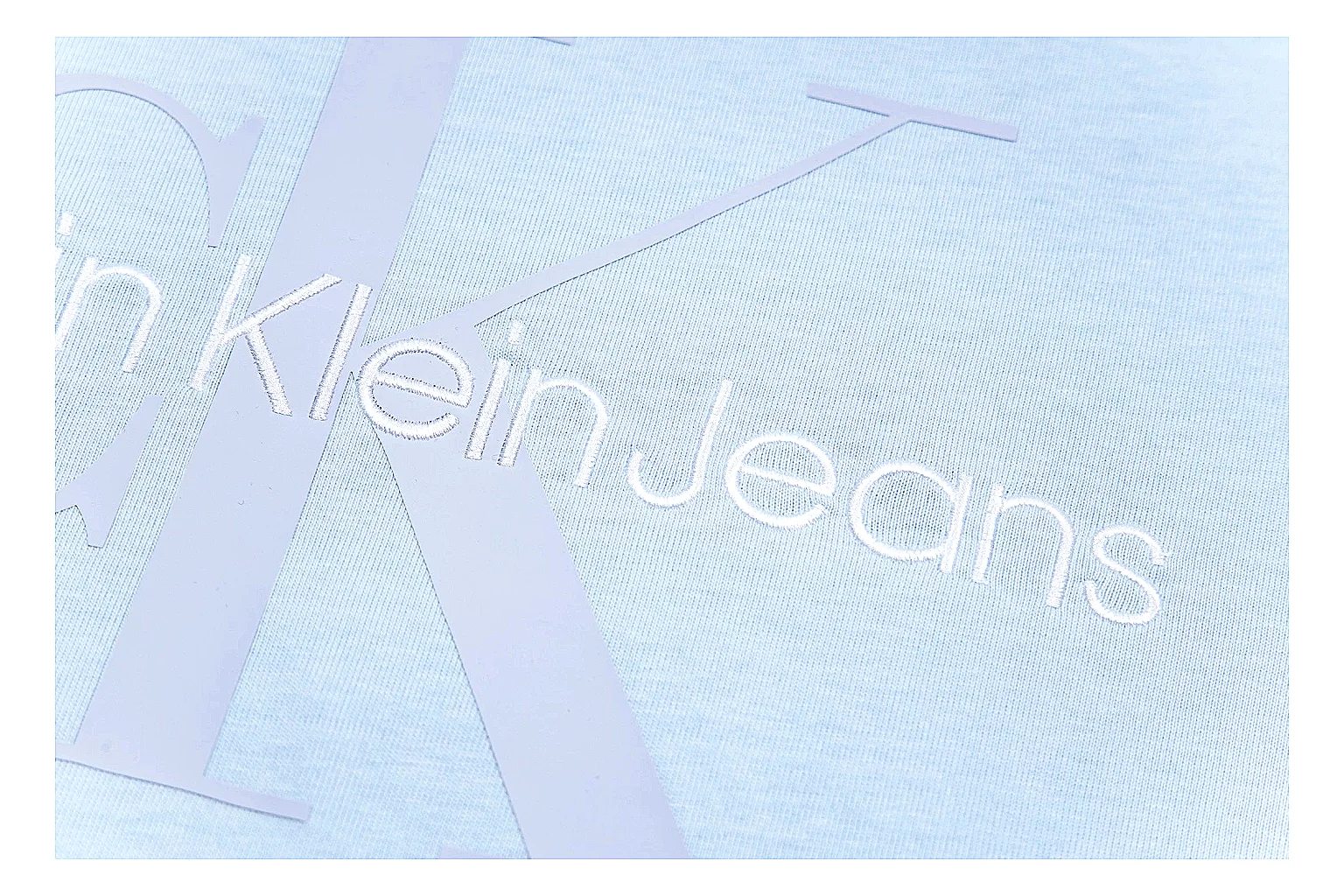 kakoqclab.com Calvin Klein Light Blue Logo Logo Tee 0602 Light Blue Logo short-sleeve-tee product image thumbnail 4