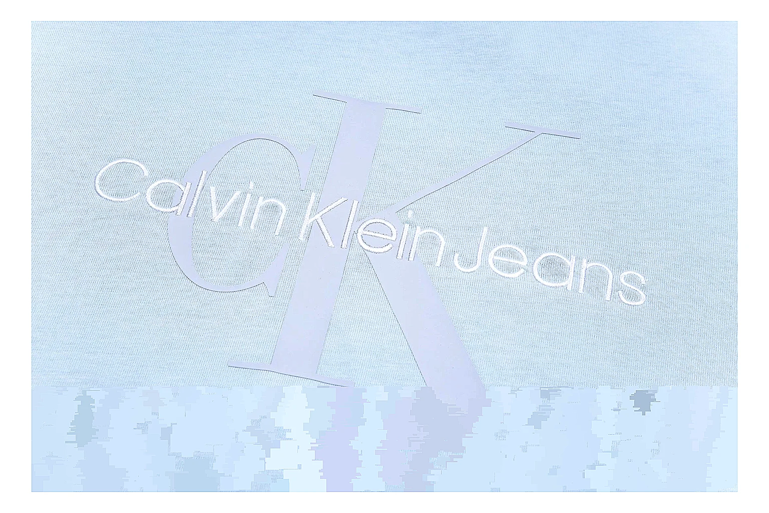 kakoqclab.com Calvin Klein Light Blue Logo Logo Tee 0602 Light Blue Logo short-sleeve-tee product image thumbnail 5