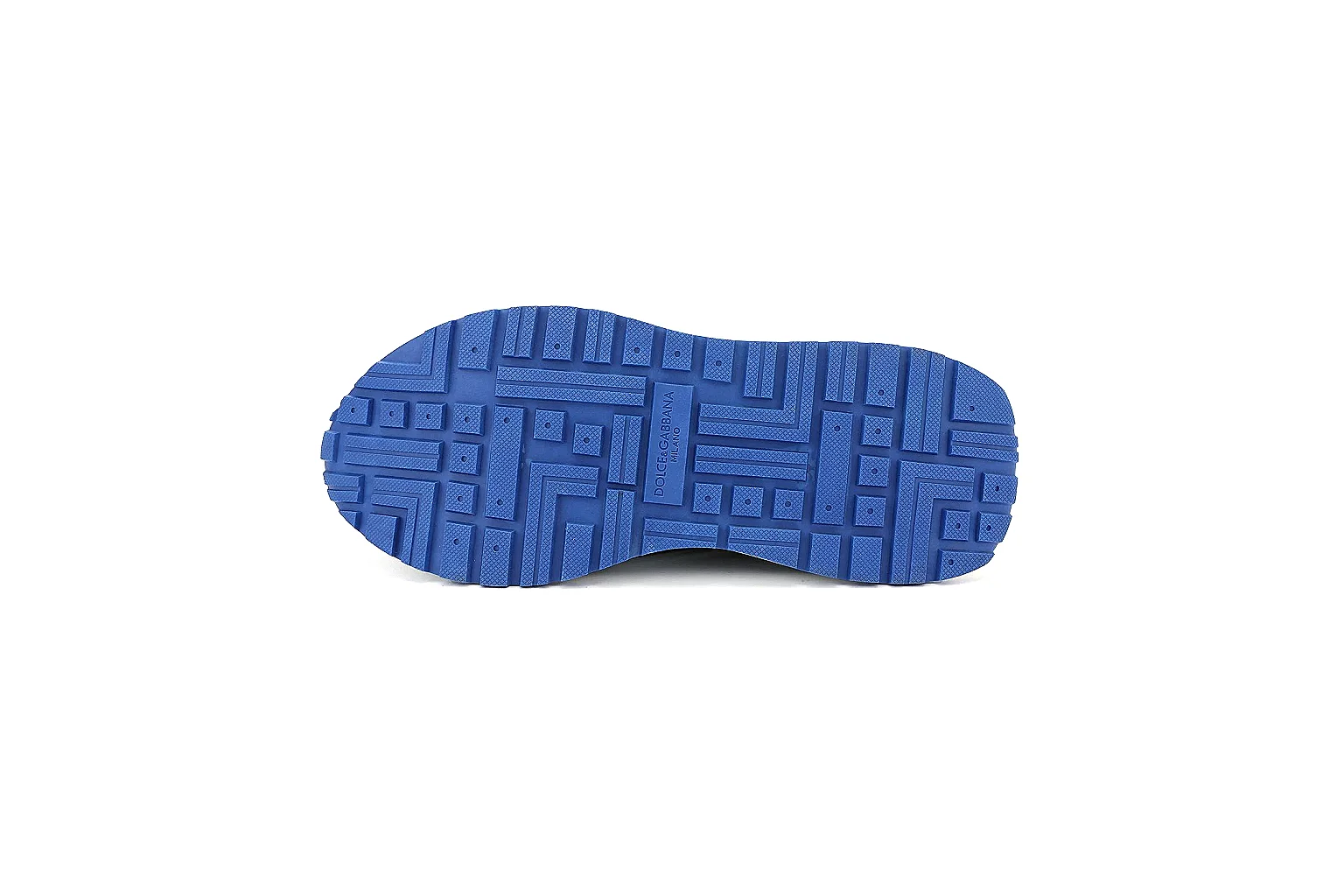 Dolce & Gabbana Logo Runner Blue Sneaker 0688 QC angle reference with side and outsole views thumbnail 3
