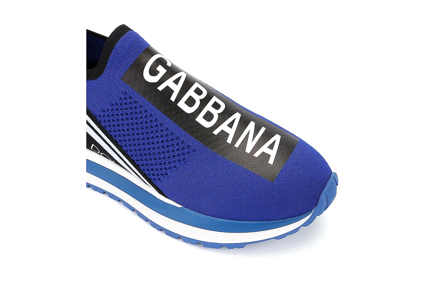 Dolce & Gabbana Logo Runner Blue Sneaker 0688 QC angle reference with side and outsole views thumbnail 6