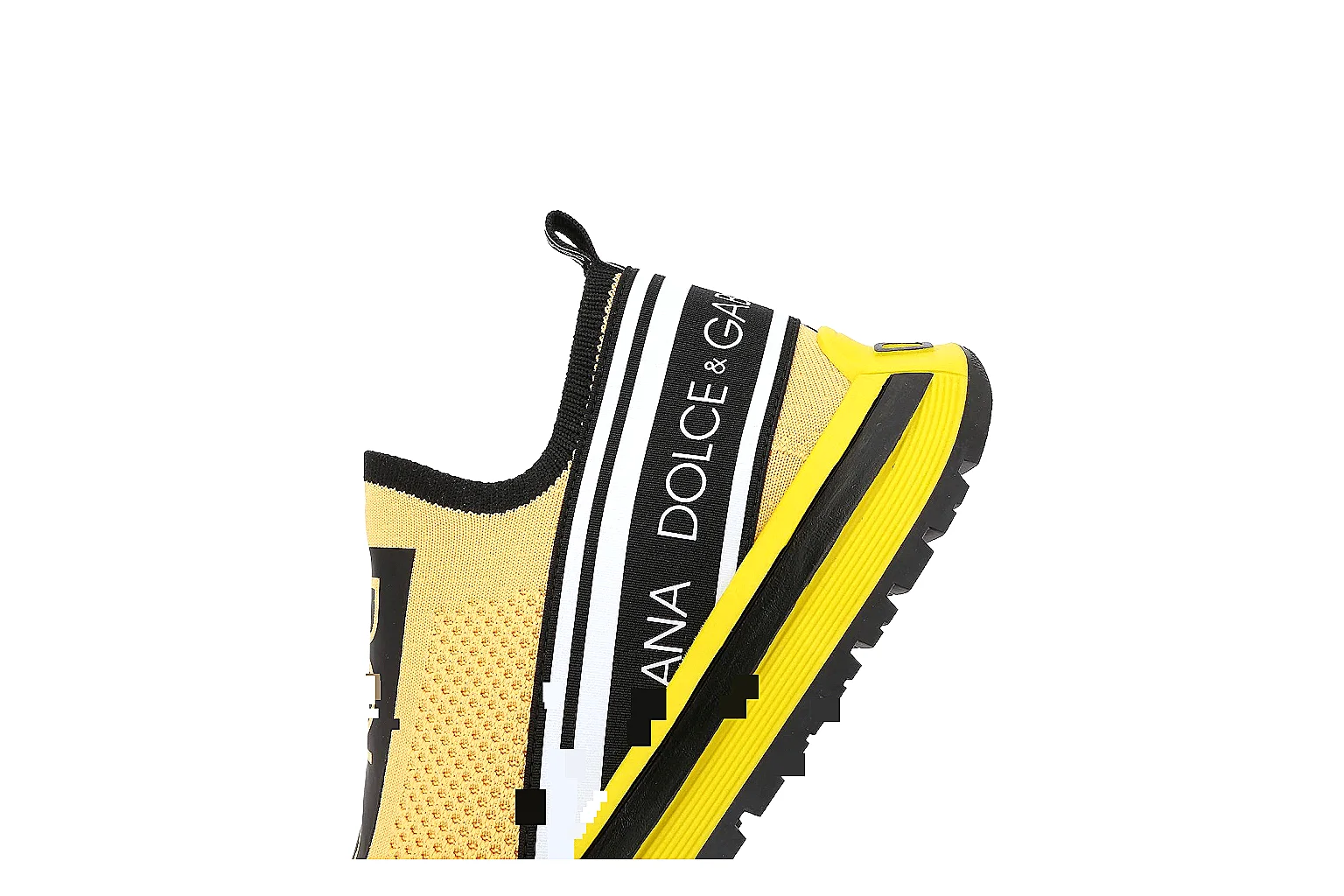 kakoqclab.com Dolce & Gabbana Sorrento Yellow Black Runner 0676 yellow-black runner image thumbnail 2