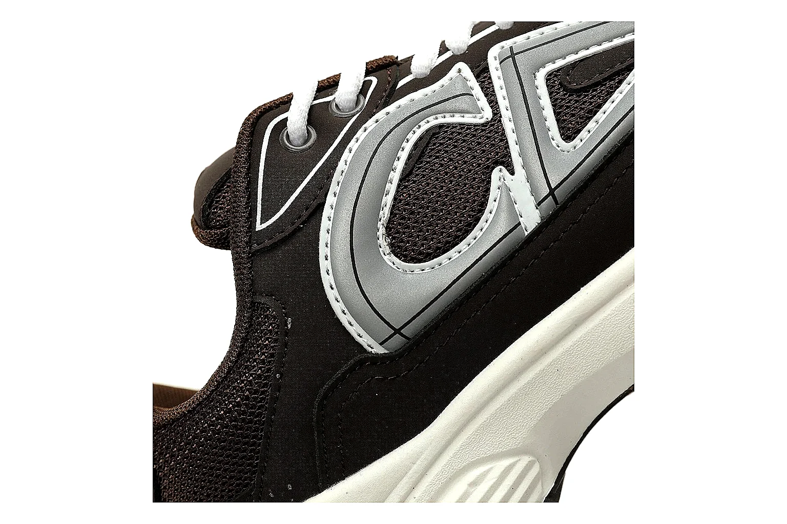 Dior B30 style sneaker Black White 5064 QC photo checklist six-photo gallery thumbnail 5