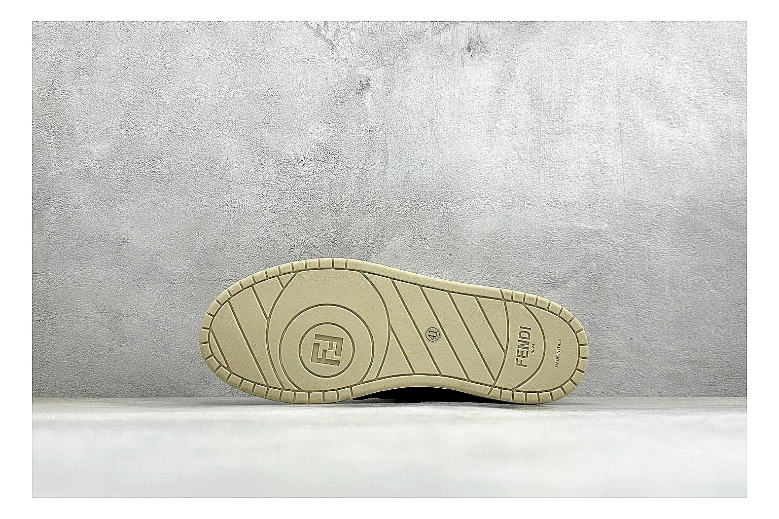 Fendi Match Black White QC reference photo showing black and white low-top upper, chunky sole, clean panel blocking, and casual designer profile thumbnail 3