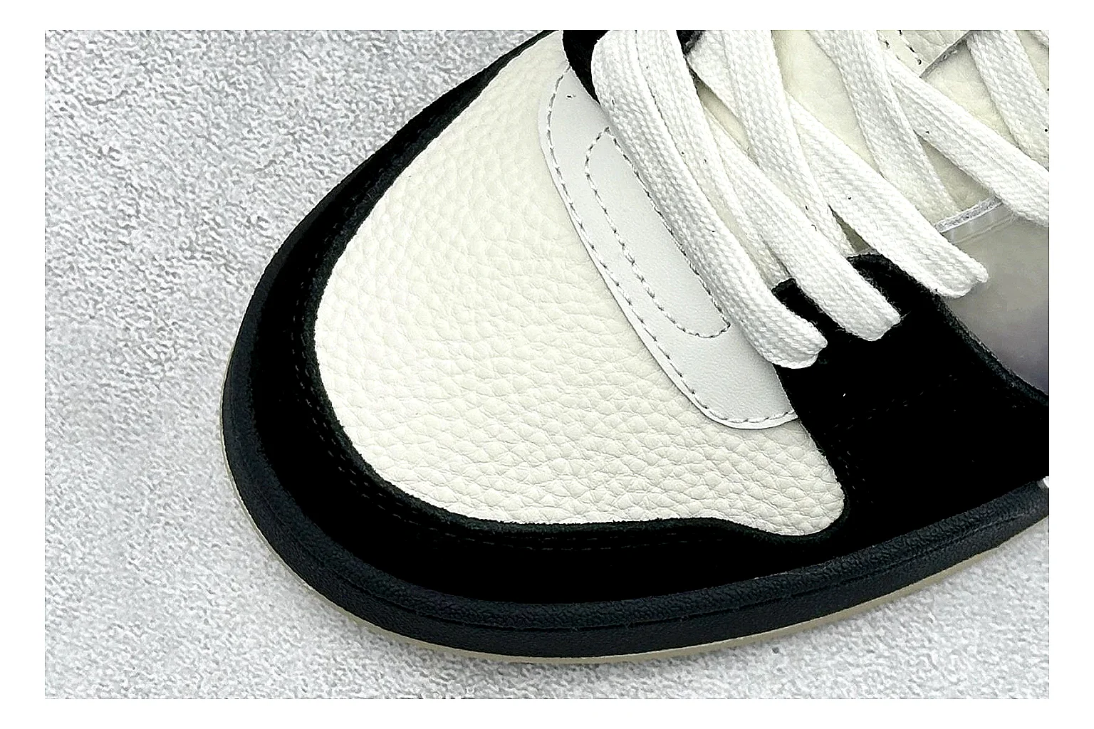 Fendi Match Black White QC reference photo showing black and white low-top upper, chunky sole, clean panel blocking, and casual designer profile thumbnail 4
