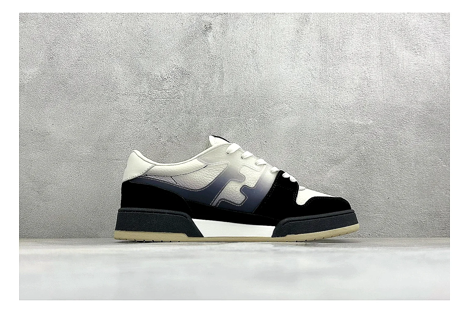 Fendi Match Black White QC reference photo showing black and white low-top upper, chunky sole, clean panel blocking, and casual designer profile thumbnail 5