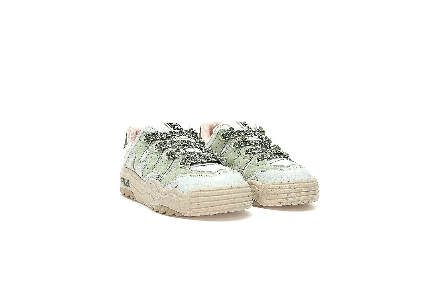 Kako QC Lab inspection photos for Fila Beige Green Low Sneaker thumbnail 4