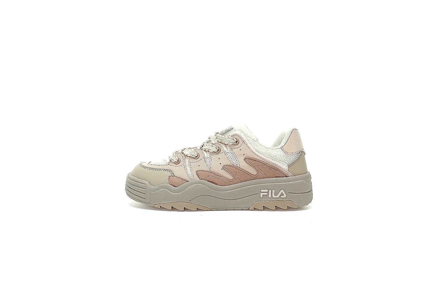 Kako QC Lab inspection photos for Fila Beige Pink Low Sneaker
