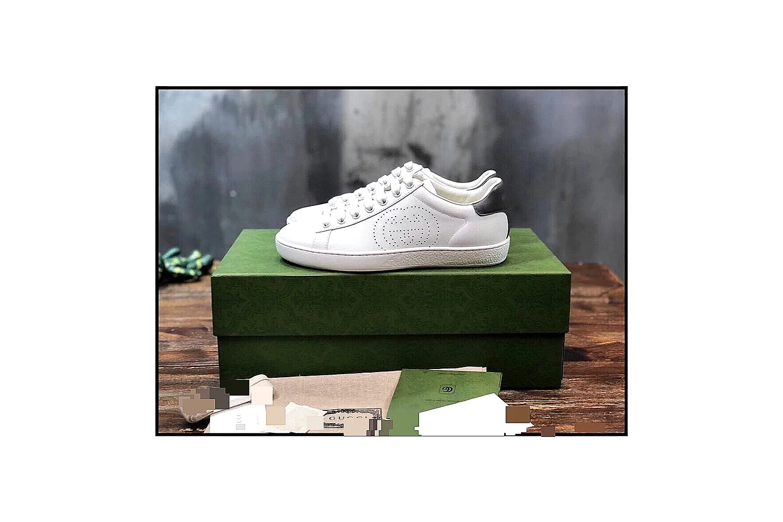 kakoqclab.com Gucci Ace White QC photo checklist six-photo gallery thumbnail 2