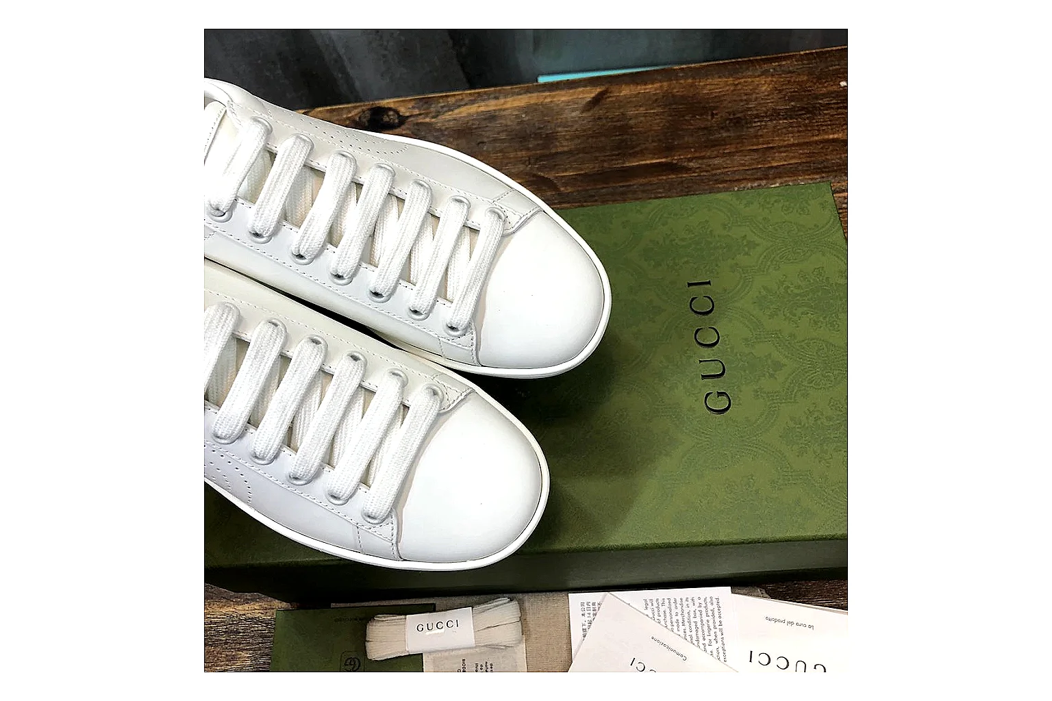 kakoqclab.com Gucci Ace White QC photo checklist six-photo gallery thumbnail 4