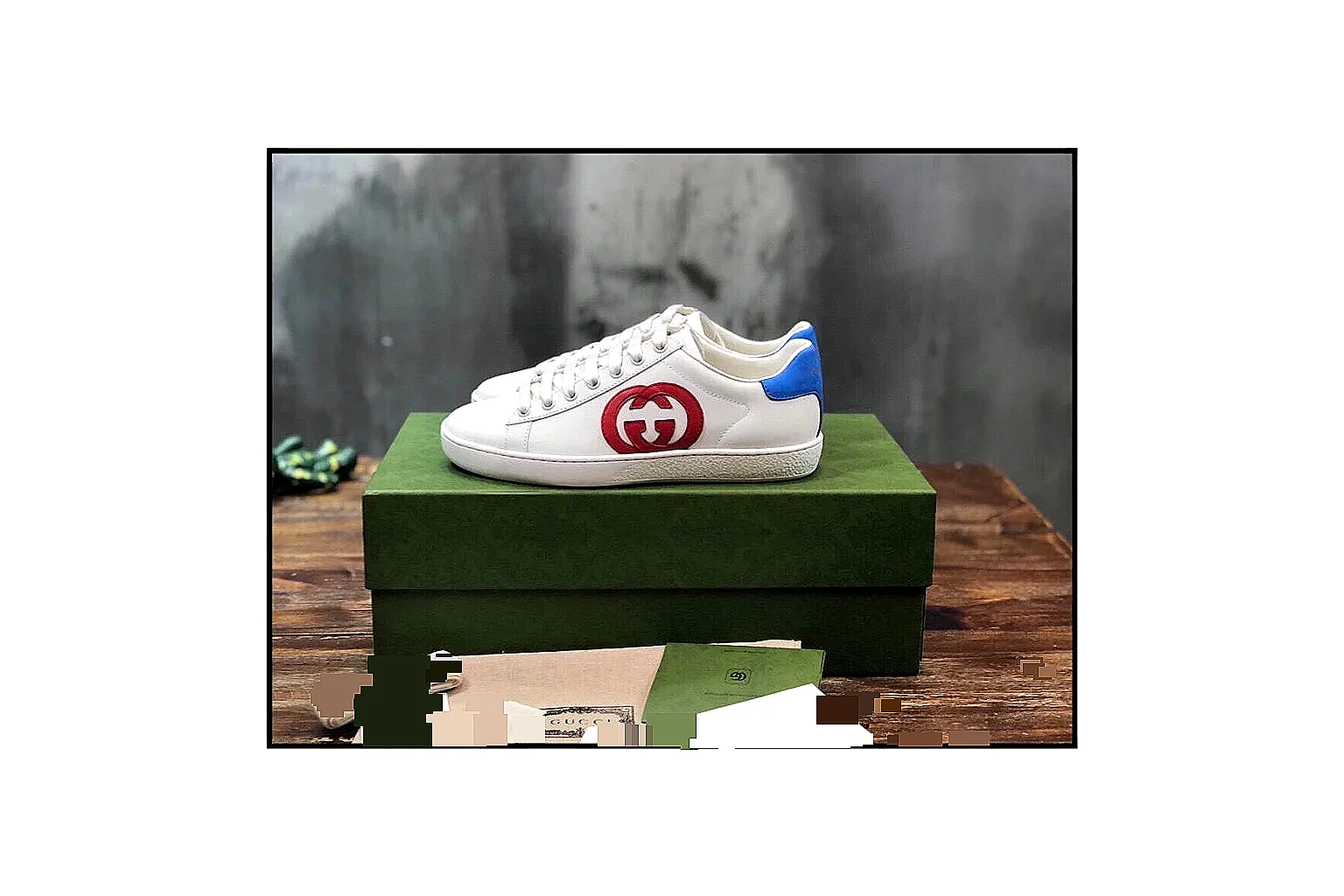 kakoqclab.com Gucci Ace White Multicolor QC photo checklist six-photo gallery thumbnail 2