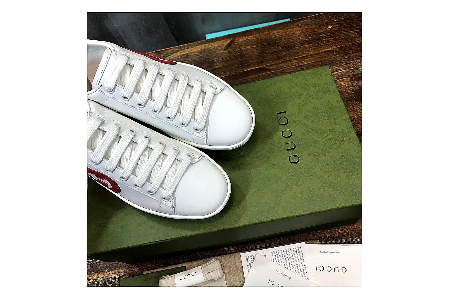 kakoqclab.com Gucci Ace White Multicolor QC photo checklist six-photo gallery thumbnail 4