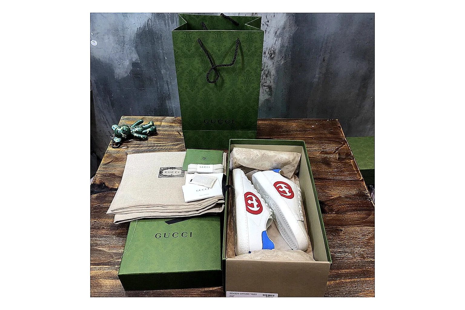 kakoqclab.com Gucci Ace White Multicolor QC photo checklist six-photo gallery thumbnail 5