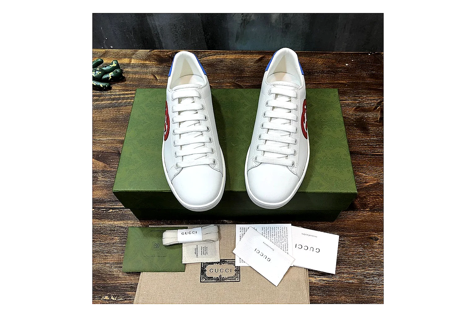 kakoqclab.com Gucci Ace White Multicolor QC photo checklist six-photo gallery thumbnail 6