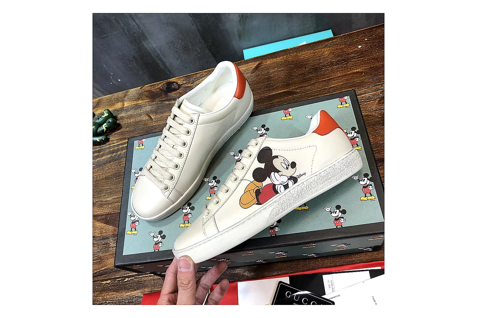 kakoqclab.com Gucci Ace White Red QC photo checklist six-photo gallery