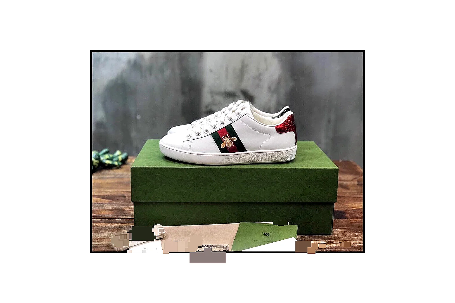 kakoqclab.com Gucci Ace White Red QC photo checklist six-photo gallery thumbnail 2