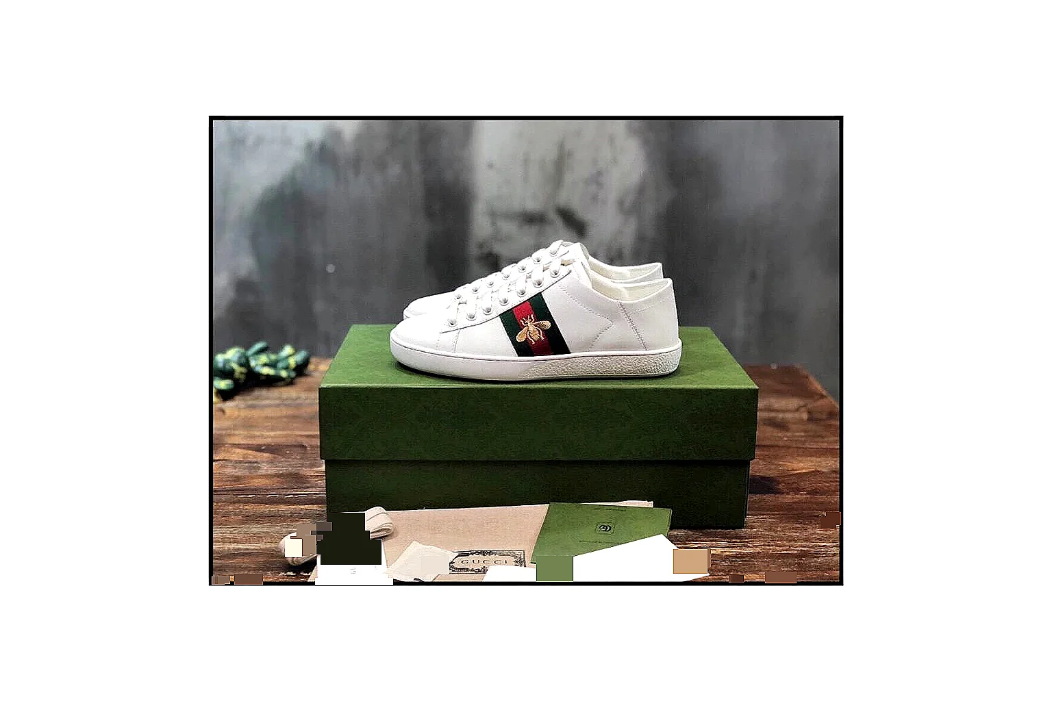 kakoqclab.com Gucci Ace White Red QC photo checklist six-photo gallery thumbnail 2